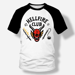 Hellfire Club T-Shirt — Stranger Things kids merch by Dripaku