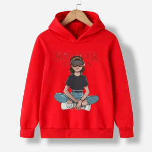 New Stranger Things Hoodie detail — Stranger Things merch for kids