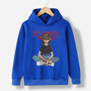 New Stranger Things Hoodie detail — Stranger Things merch for kids