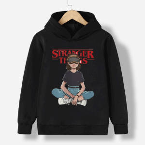 New Stranger Things Hoodie detail — Stranger Things merch for kids
