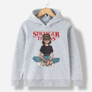 New Stranger Things Hoodie detail — Stranger Things merch for kids