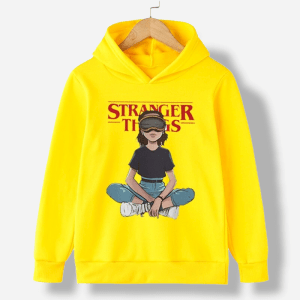 New Stranger Things Hoodie detail — Stranger Things merch for kids