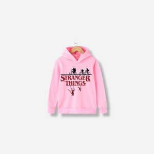 Stranger Things 4 Hoodie for Kids side view — Stranger Things kids merch