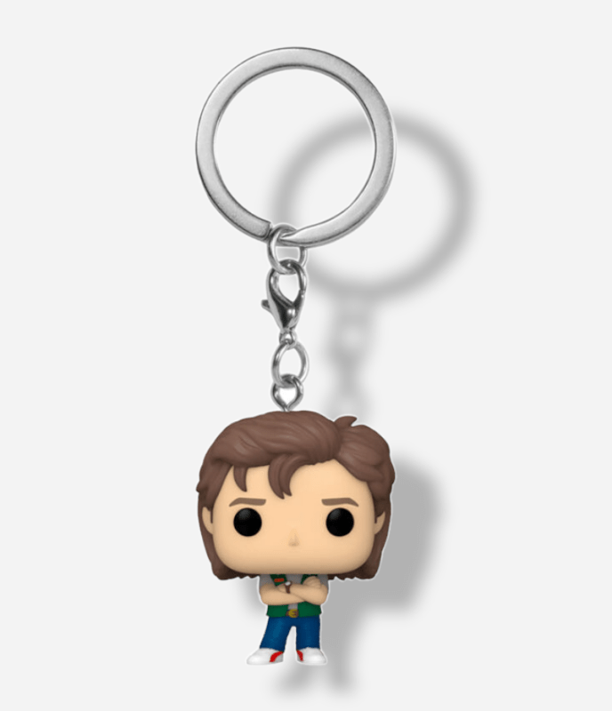 Stranger Things Season 4 Steve Funko Pop Keychain