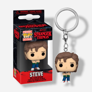 Steve Funko Pop Keychain — Stranger Things kids merch by Dripaku