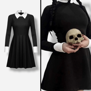 Adult Wednesday Addams Costume — Wednesday kids merch by Dripaku