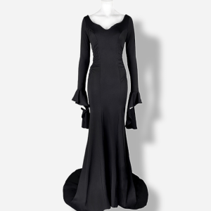 Morticia Addams Dress for Kids — Addams Family kids merch by Dripaku