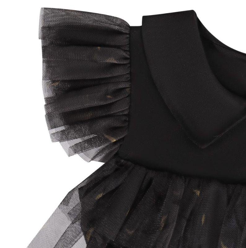 Wednesday Addams Family Dress For Kids