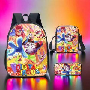 Digital Circus Backpack Set — TADC kids merch by Dripaku