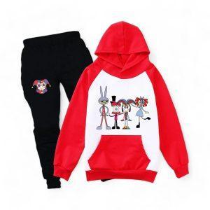 Digital Circus Hoodie & Pants — TADC kids merch by Dripaku