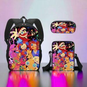Digital Circus School Backpack — TADC kids merch by Dripaku