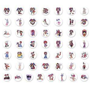 Digital Circus Stickers 200 Pcs — TADC kids merch by Dripaku
