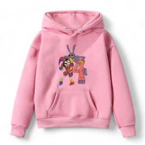 Jax & Pomni Hoodie #2 — TADC kids merch by Dripaku
