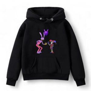Jax & Pomni Hoodie — TADC kids merch by Dripaku