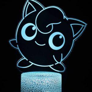 Jigglypuff 3D Lamp — Pokémon kids merch by Dripaku