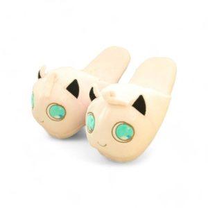 Jigglypuff Plush Slippers — Pokémon kids merch by Dripaku