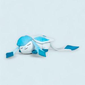 Sleeping Glaceon Plush — Pokémon Eeveelution kids merch by Dripaku