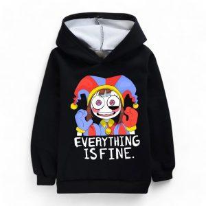 Pomni Hoodie for Kids — TADC kids merch by Dripaku