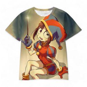 Pomni T-Shirt #2 — TADC kids merch by Dripaku