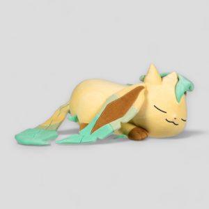 Sleeping Leafeon Plush — Pokémon Eeveelution kids merch by Dripaku