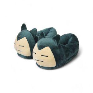 Snorlax Plush Slippers — Pokémon kids merch by Dripaku