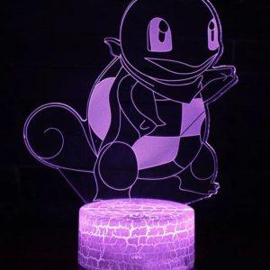 Squirtle 3D Lamp — Pokémon kids merch by Dripaku