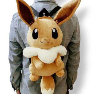 Eevee Plush Backpack — Pokémon kids merch by Dripaku