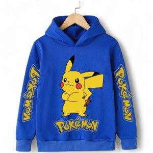 Pikachu Hoodie for Kids — Pokémon kids merch by Dripaku