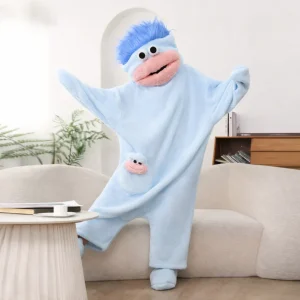 Silly Wearable Onesies | Cozy Fun Onesie Pajamas detail — anime merch for kids