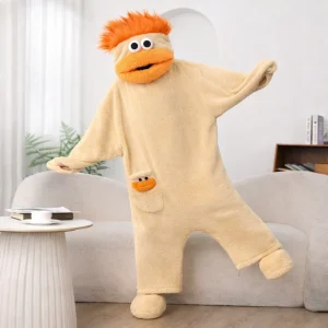 Silly Wearable Onesies | Cozy Fun Onesie Pajamas detail — anime merch for kids