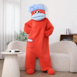 Silly Wearable Onesies | Cozy Fun Onesie Pajamas detail — anime merch for kids